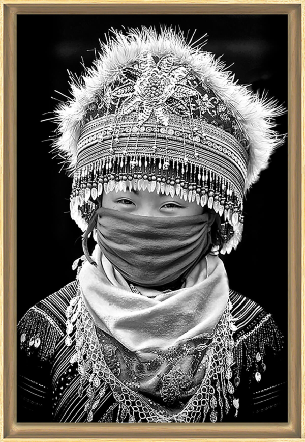 Enfant Hmong face