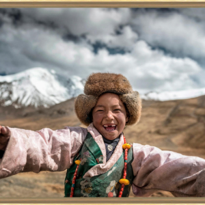 Smile of Tibet face